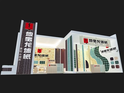 135平米展臺設(shè)計制作：二面開口/現(xiàn)代/木質(zhì)結(jié)構(gòu)/白色，為建材展展商而作（免費(fèi)使用）